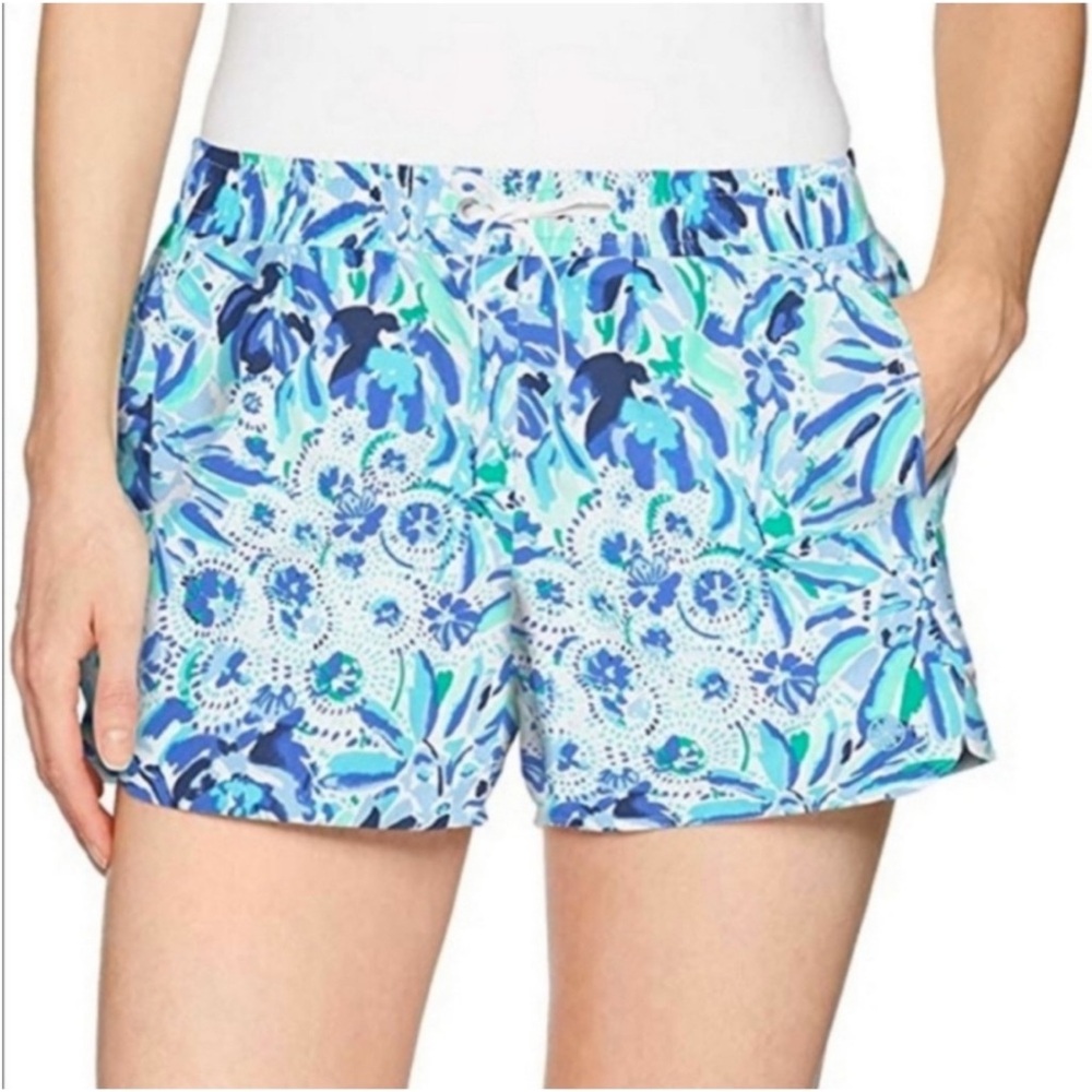 Lilly Pulitzer Women's Blue Floral Shorts